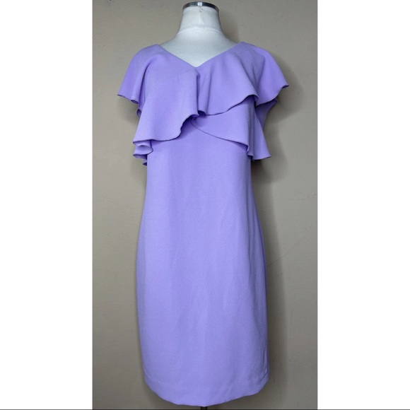 Trina Turk Trina Turk Women's Cameron Flutter Cap Sleeve Dress. - Picture 2 of 8